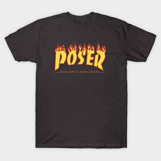 Poser thrasher shirt discount